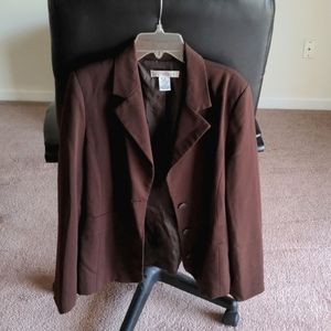 Brown size 10 blazer